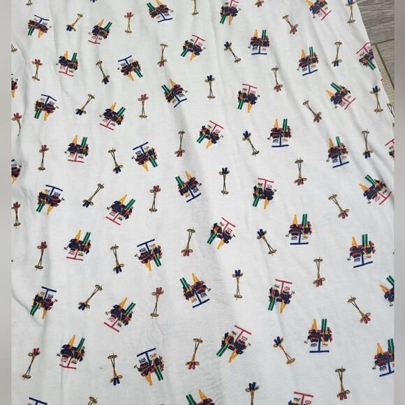 Exclusively For ST. EVE vintage nightgown,  rare,  Cats on a Ski Chair lift - Picture 10 of 13